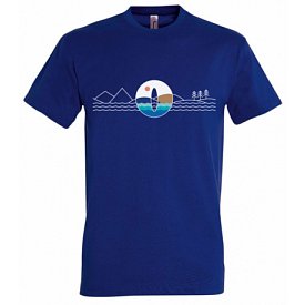 Tričko pánské PADDLEFASHION.COM BLUE bavlna krátký rukáv