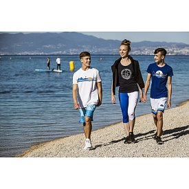 Tričko dámské PADDLEBOARDING STAMP NAVY Bio bavlna krátký rukáv