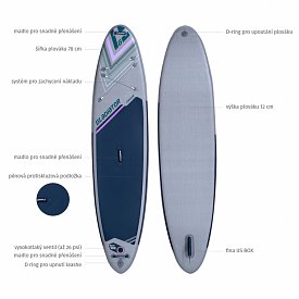 Paddleboard GLADIATOR ORIGIN 10'4 - nafukovací