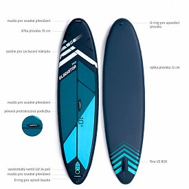 Paddleboard GLADIATOR PRO 10'4 model 2022 - nafukovací