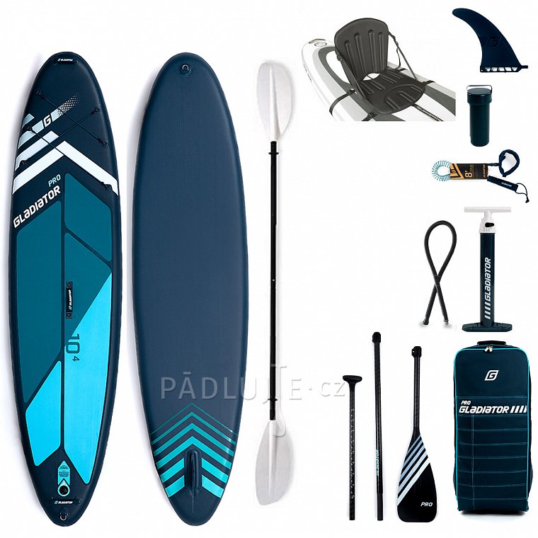 Paddleboard GLADIATOR PRO 10'4 model 2022 s pádlem - nafukovací