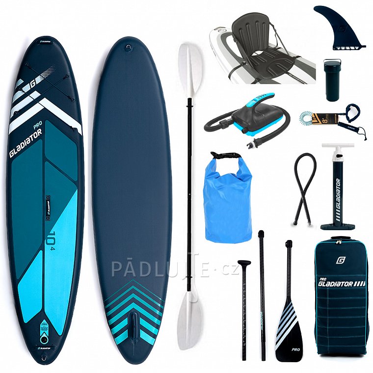 Paddleboard GLADIATOR PRO 10'4 model 2022 s pádlem - nafukovací