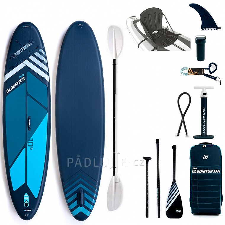 Paddleboard GLADIATOR PRO 10'6 s pádlem - nafukovací