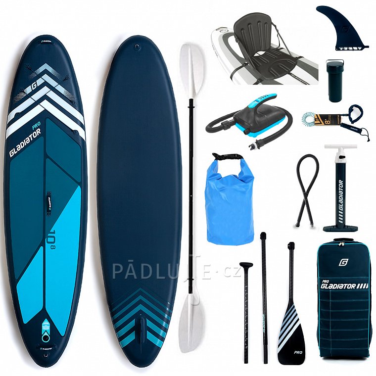 Paddleboard GLADIATOR PRO 10'8 s pádlem - nafukovací