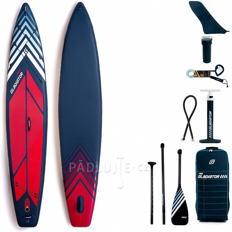 Paddleboard GLADIATOR PRO 12'6 LIGHT s pádlem - nafukovací