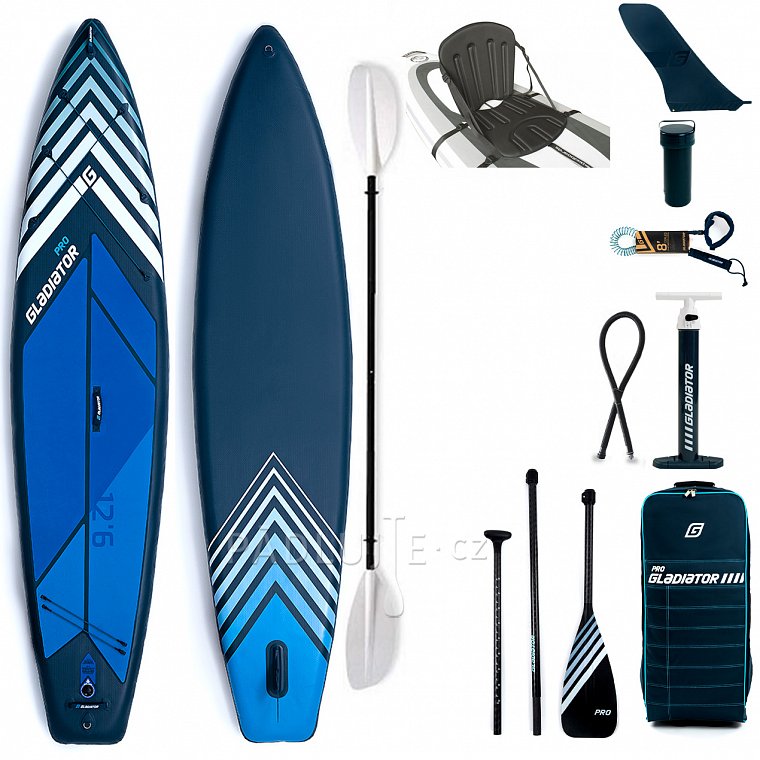 Paddleboard GLADIATOR PRO 12'6 WIDE s pádlem - nafukovací