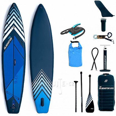 Paddleboard GLADIATOR PRO 12'6 WIDE s pádlem - nafukovací