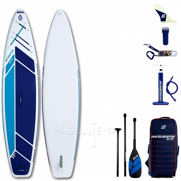 Paddleboard GLADIATOR ELITE 11'2 TOURING s karbon pádlem - nafukovací paddleboard