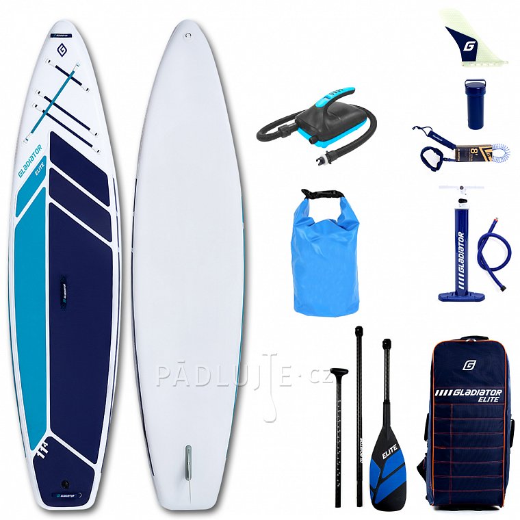 Paddleboard GLADIATOR ELITE 11'4 s karbon pádlem model 2022  - nafukovací paddleboard