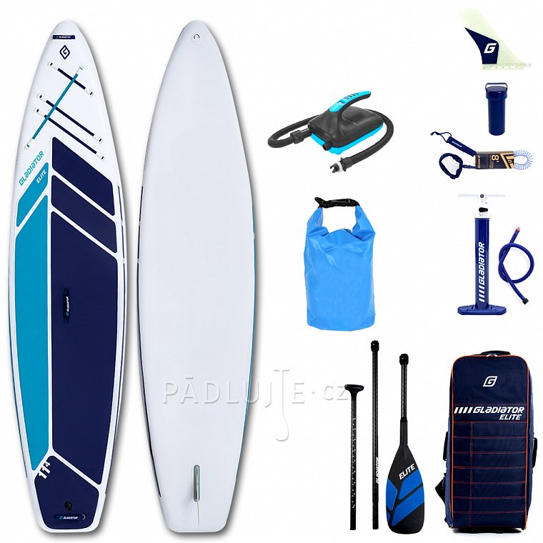 Paddleboard GLADIATOR ELITE  Touring 11'6 s karbon pádlem model 2022 - nafukovací