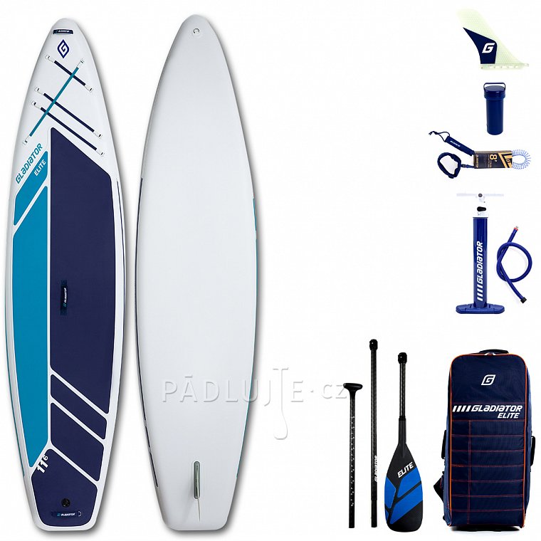 Paddleboard GLADIATOR ELITE 11'6 TOURING s karbon pádlem - nafukovací paddleboard