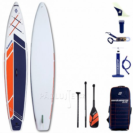 Paddleboard GLADIATOR ELITE 12'6 Sport s karbon pádlem - nafukovací