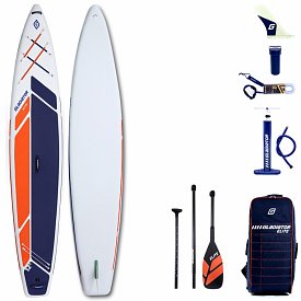 Paddleboard GLADIATOR ELITE 12'6 Sport s karbon pádlem - nafukovací