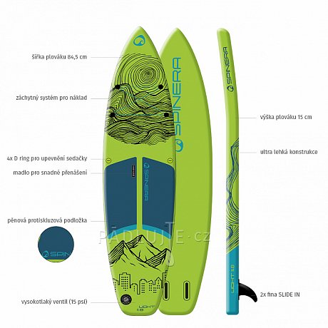 Paddleboard SPINERA SUP LIGHT 11'8 ULT - nafukovací paddleboard