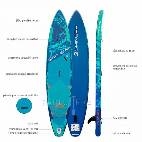 Paddleboard SPINERA SUP SUPTOUR 13'0 - nafukovací paddleboard