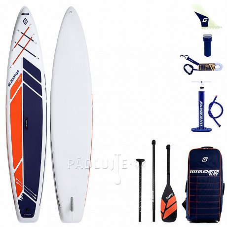 Paddleboard GLADIATOR ELITE 12'6 Light s karbon pádlem - nafukovací