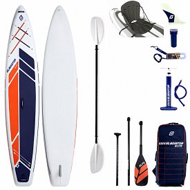 Paddleboard GLADIATOR ELITE 12'6 Light s karbon pádlem - nafukovací