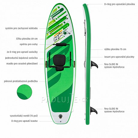 Paddleboard HYDRO FORCE FREESOUL COMBO 11'2 WindSUP s pádlem - nafukovací paddleboard