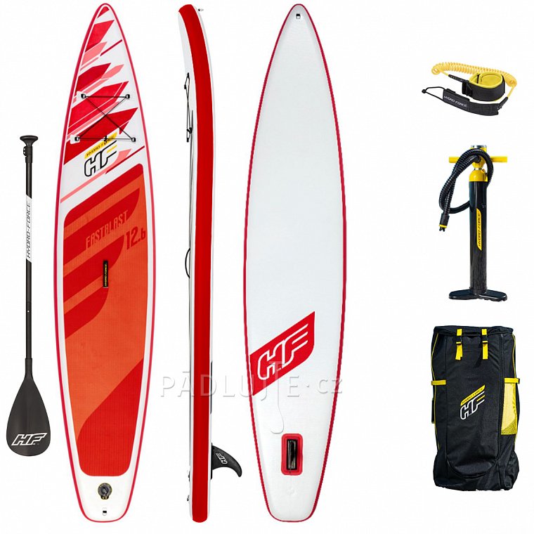 Paddleboard HYDRO FORCE FASTBLAST TECH 12'6 s pádlem - nafukovací paddleboard