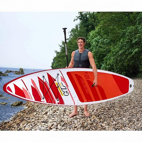 Paddleboard HYDRO FORCE FASTBLAST TECH 12'6 s pádlem - nafukovací paddleboard