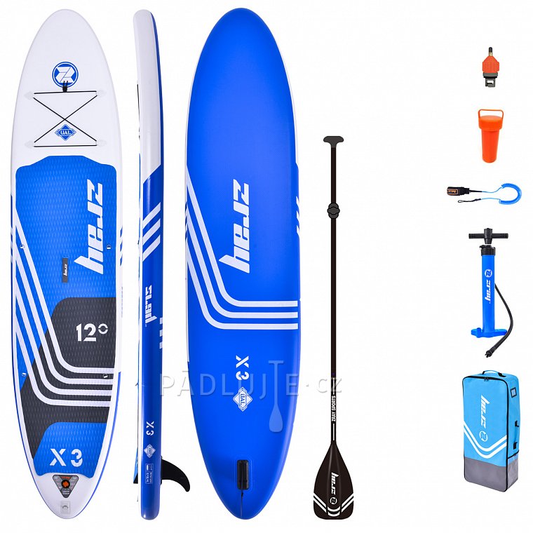 Paddleboard ZRAY X3 X-Rider Epic 12'0 s pádlem - nafukovací paddleboard
