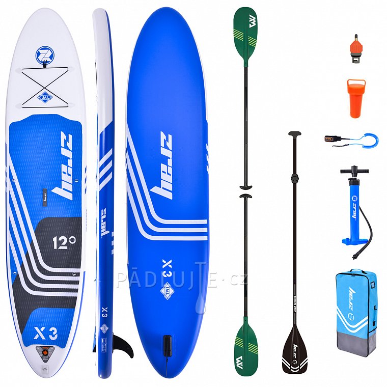 Paddleboard ZRAY X3 X-Rider Epic 12'0 s pádlem - nafukovací paddleboard