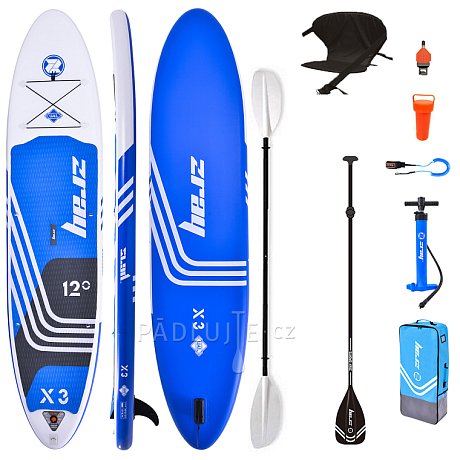 Paddleboard ZRAY X3 X-Rider Epic 12'0 s pádlem - nafukovací paddleboard