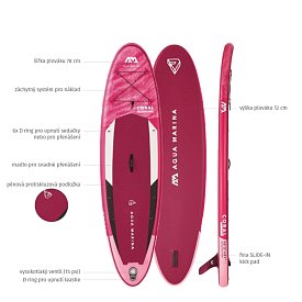 Paddleboard AQUA MARINA CORAL 10'2 model 2022 - nafukovací paddleboard