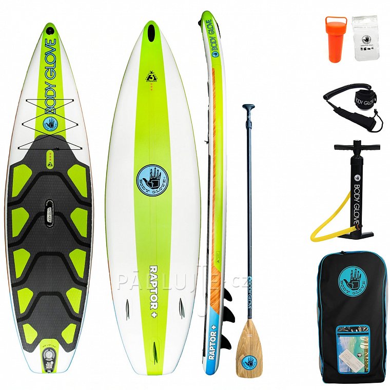 Paddleboard BODY GLOVE Raptor+ 10'8 s pádlem - nafukovací paddleboard