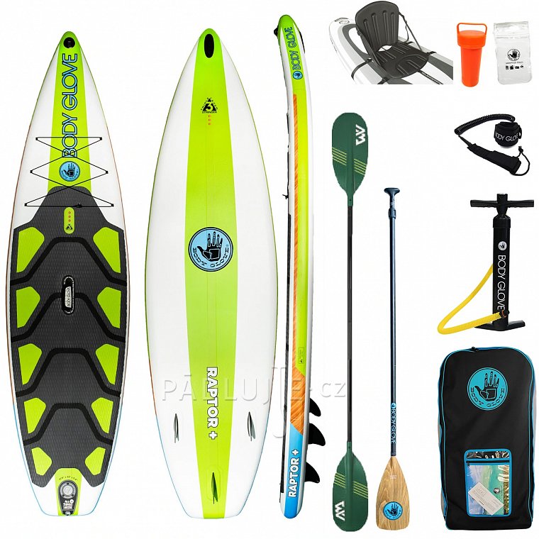 Paddleboard BODY GLOVE Raptor+ 10'8 s pádlem - nafukovací paddleboard