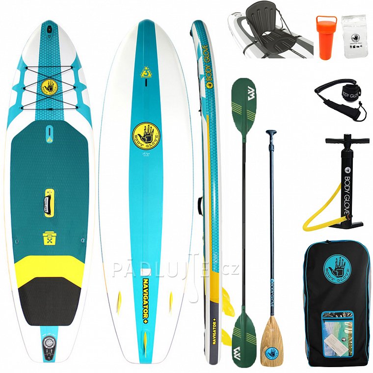 Paddleboard BODY GLOVE Navigator+ 10'6 s pádlem - nafukovací paddleboard