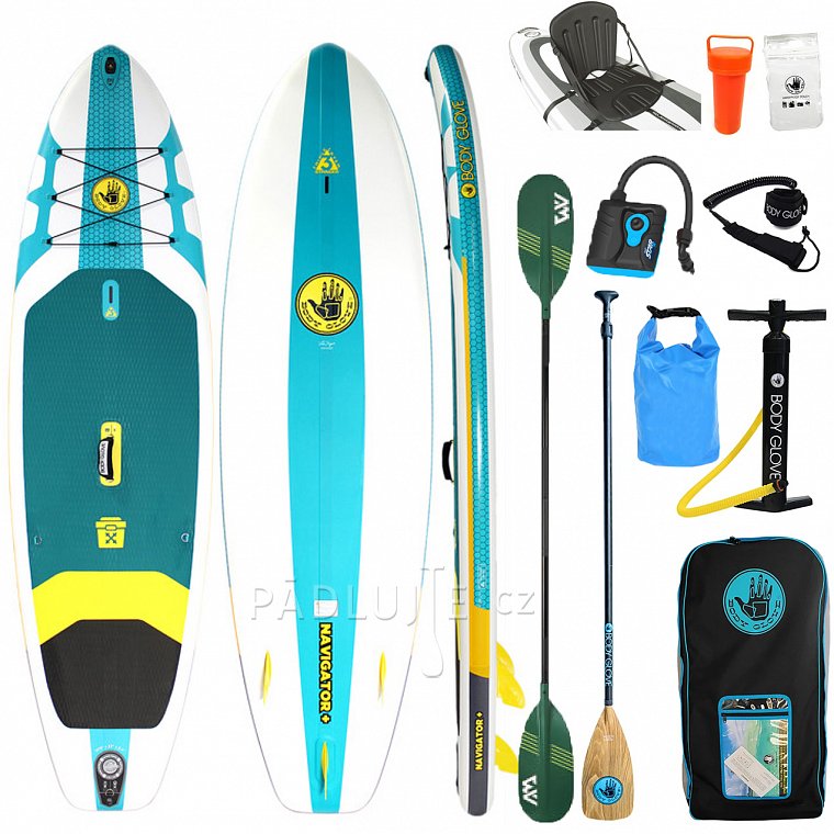 Paddleboard BODY GLOVE Navigator+ 10'6 s pádlem - nafukovací paddleboard