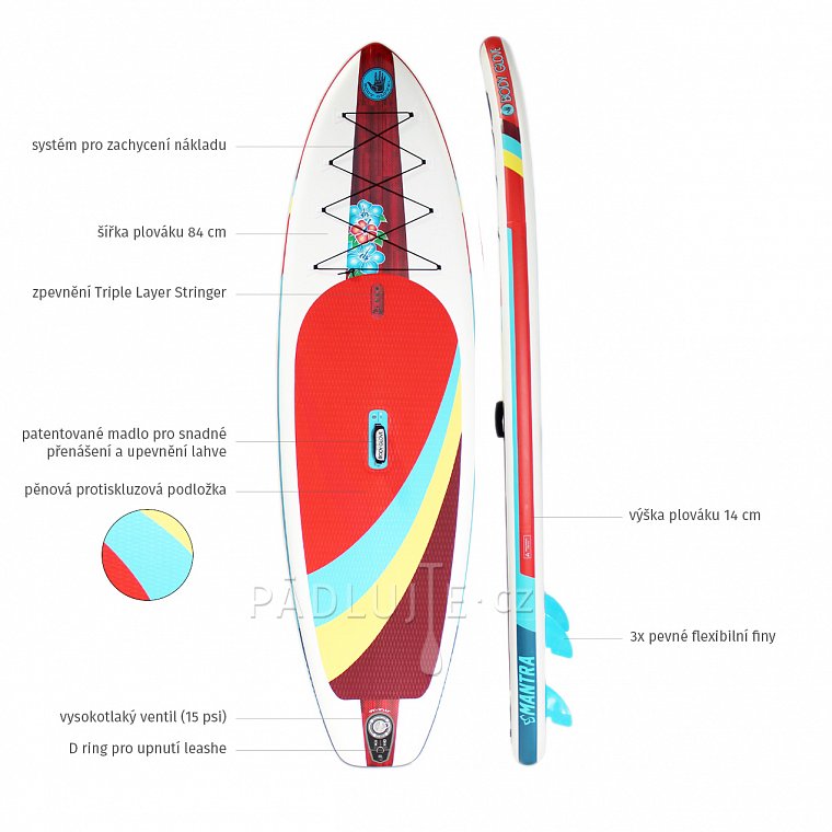 Paddleboard BODY GLOVE Mantra 10'6 s pádlem - nafukovací paddleboard