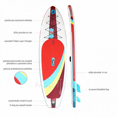 Paddleboard BODY GLOVE Mantra 10'6 s pádlem - nafukovací paddleboard