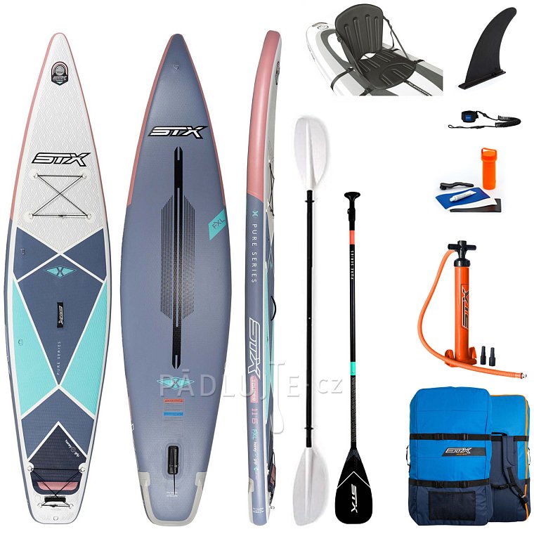 Paddleboard STX Pure Tourer 11'6 x 29 s pádlem 2022 - nafukovací paddleboard