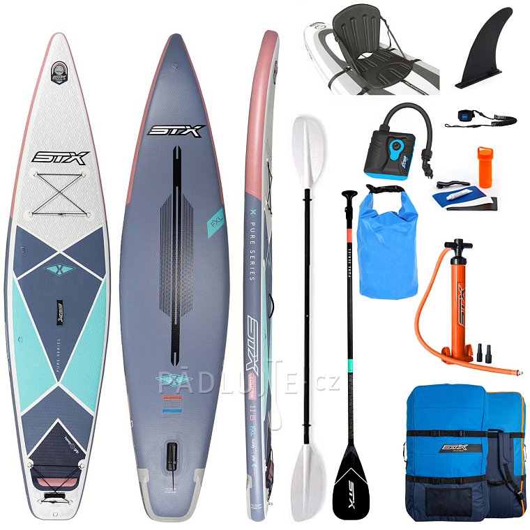 Paddleboard STX Pure Tourer 11'6 x 29 s pádlem 2022 - nafukovací paddleboard