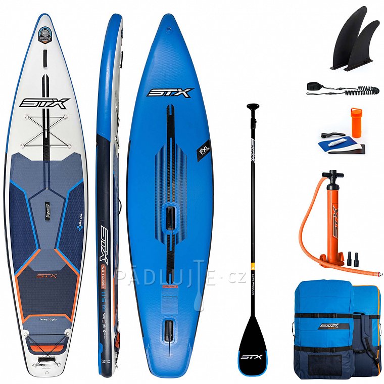 STX WS Tourer 11'6 WindSUP s pádlem - nafukovací paddleboard a windsurfing