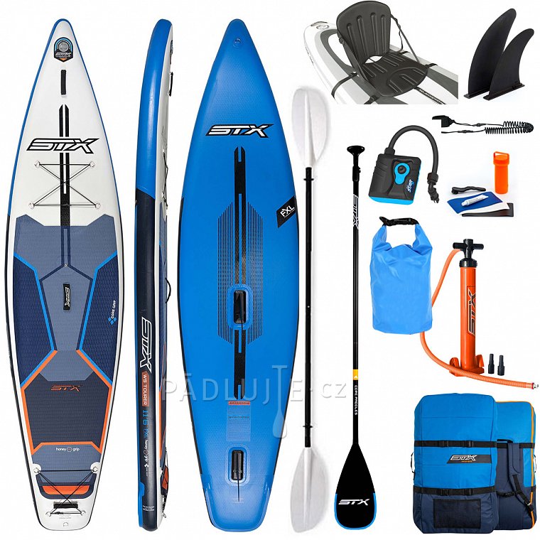 STX WS Tourer 11'6 WindSUP s pádlem - nafukovací paddleboard a windsurfing