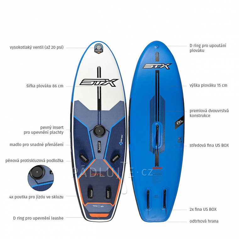 Windsurfing STX WS 280 FREERIDE 2022 - nafukovací paddleboard