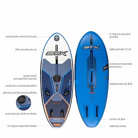 Windsurfing STX WS 250 FREERIDE - nafukovací paddleboard