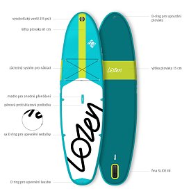 LOZEN 10'4 s pádlem - nafukovací paddleboard