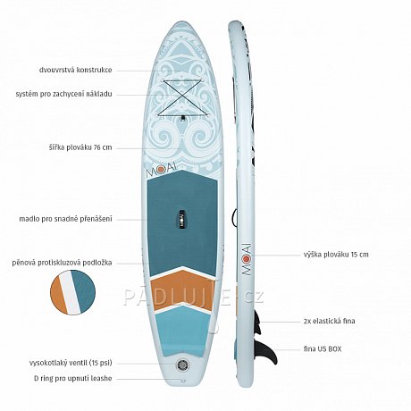 Paddleboard MOAI ALL-ROUND 11'0 - nafukovací paddleboard