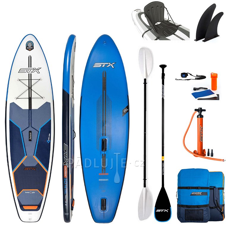 Paddleboard STX WindSUP Hybrid Cruiser 10’4” s pádlem - nafukovací paddleboard a windsurfing