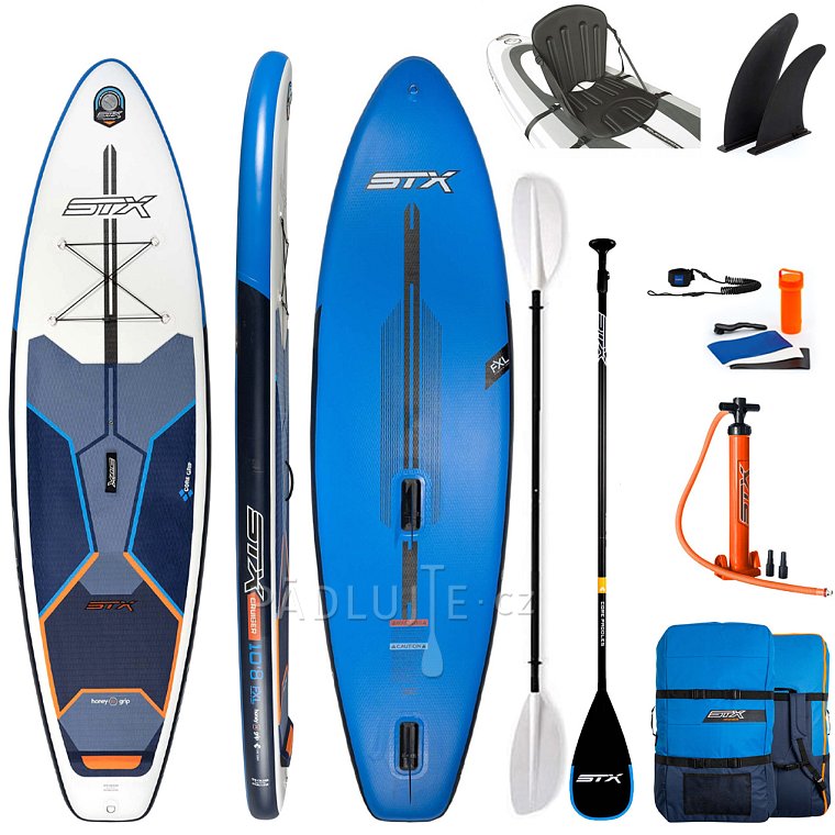 Paddleboard STX WindSUP Hybrid Cruiser 10’8” s pádlem - nafukovací paddleboard a windsurfing