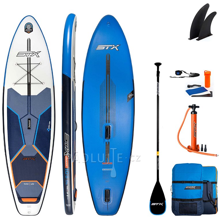 Paddleboard STX WindSUP Hybrid Cruiser 10’8” s pádlem - nafukovací paddleboard a windsurfing