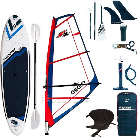 Paddleboard GLADIATOR WindSUP 10'7  komplet s plachtou - nafukovací paddleboard, windsurfing i kajak