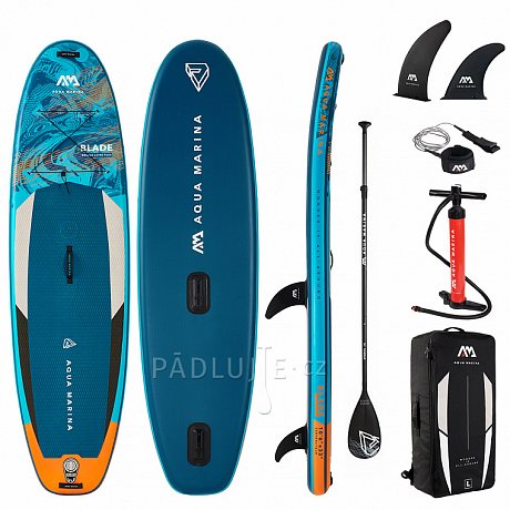 Paddleboard AQUA MARINA Blade 10'6 model 2022 komplet s plachtou - nafukovací paddleboard a windsurfing