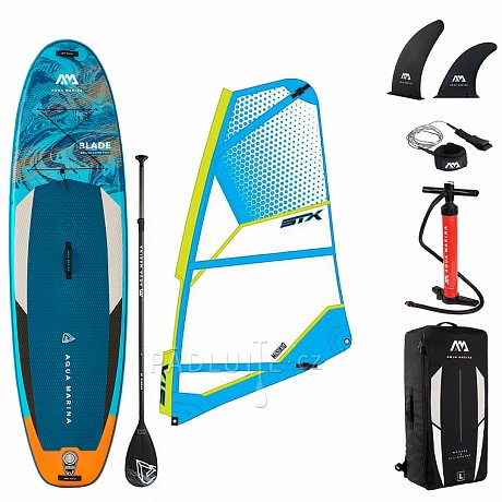 Paddleboard AQUA MARINA Blade 10'6 komplet s plachtou - nafukovací paddleboard a windsurfing