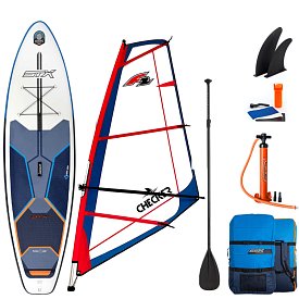 Paddleboard STX WindSUP Hybrid Cruiser 10’8” s pádlem komplet s plachtou- nafukovací paddleboard a windsurfing