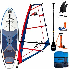 Paddleboard STX WindSUP Hybrid Cruiser 10’8” s pádlem komplet s plachtou- nafukovací paddleboard a windsurfing